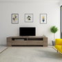 Hanah Home Sosruko - Walnut Soporte para TV